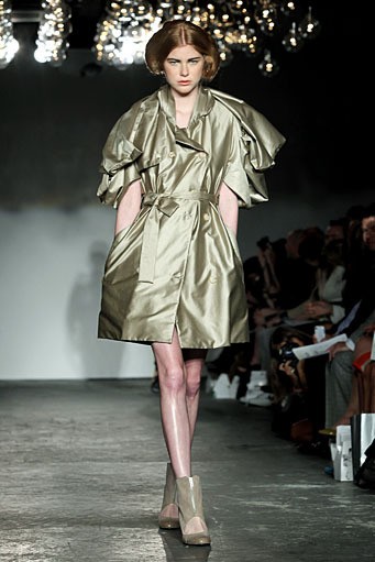 Corrie Nielsen, Spring/Summer 2012. London Fashion Week 2012. [Photo by Tim Whitby/Getty Images]