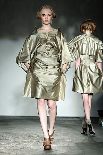 Corrie Nielsen, Spring/Summer 2012. London Fashion Week 2012. [Photo by Tim Whitby/Getty Images]