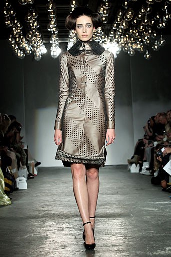 Corrie Nielsen, Spring/Summer 2012. London Fashion Week 2012. [Photo by Tim Whitby/Getty Images]