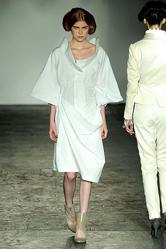 Corrie Nielsen, Spring/Summer 2012. London Fashion Week 2012. [Photo by Tim Whitby/Getty Images]
