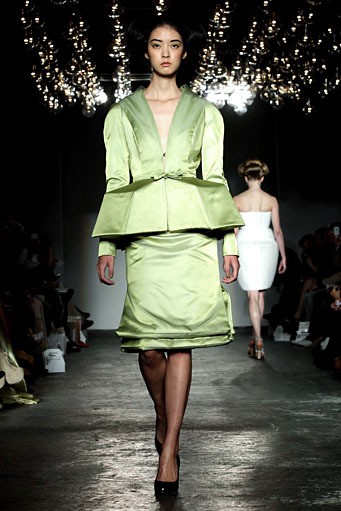 Corrie Nielsen, Spring/Summer 2012. London Fashion Week 2012. [Photo by Tim Whitby/Getty Images]