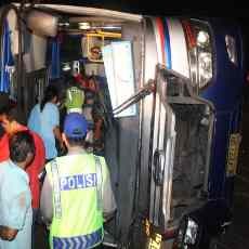 Sopir Bus Sumber Kencono Ditetapkan Tersangka