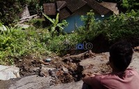 Beruntung tidak ada korban jiwa dalam musibah ini. Parwito/detikcom.