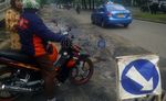 Bekas Galian, Jalan Sudirman Banyak Lobang