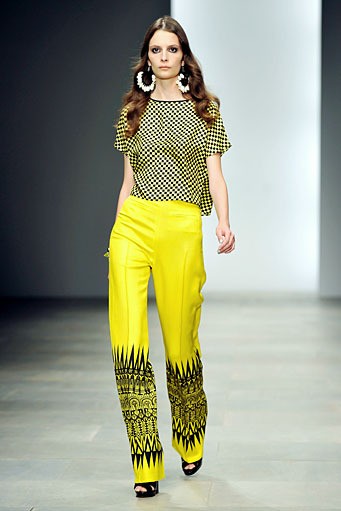 Holly Fulton, Spring/Summer 2012. London Fashion Week 2012. [Photo by Gareth Cattermole/Getty Images]