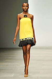 Holly Fulton, Spring/Summer 2012. London Fashion Week 2012. [Photo by Gareth Cattermole/Getty Images]