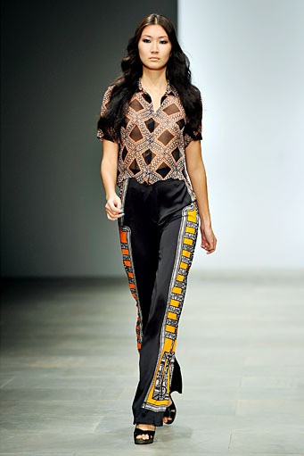 Holly Fulton, Spring/Summer 2012. London Fashion Week 2012. [Photo by Gareth Cattermole/Getty Images]