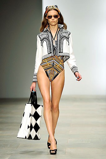 Holly Fulton, Spring/Summer 2012. London Fashion Week 2012. [Photo by Gareth Cattermole/Getty Images]