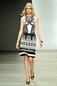 Holly Fulton, Spring/Summer 2012. London Fashion Week 2012. [Photo by Gareth Cattermole/Getty Images]