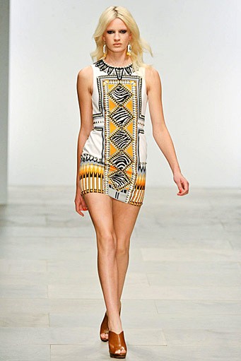 Holly Fulton, Spring/Summer 2012. London Fashion Week 2012. [Photo by Gareth Cattermole/Getty Images]
