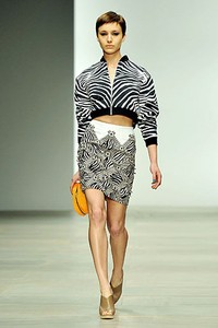 Holly Fulton, Spring/Summer 2012. London Fashion Week 2012. [Photo by Gareth Cattermole/Getty Images]