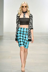 Holly Fulton, Spring/Summer 2012. London Fashion Week 2012. [Photo by Gareth Cattermole/Getty Images]