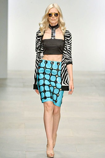 Holly Fulton, Spring/Summer 2012. London Fashion Week 2012. [Photo by Gareth Cattermole/Getty Images]