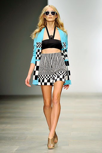 Holly Fulton, Spring/Summer 2012. London Fashion Week 2012. [Photo by Gareth Cattermole/Getty Images]