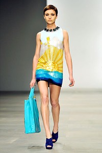 Holly Fulton, Spring/Summer 2012. London Fashion Week 2012. [Photo by Gareth Cattermole/Getty Images]