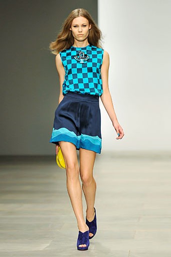 Holly Fulton, Spring/Summer 2012. London Fashion Week 2012. [Photo by Gareth Cattermole/Getty Images]