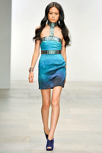 Holly Fulton, Spring/Summer 2012. London Fashion Week 2012. [Photo by Gareth Cattermole/Getty Images]