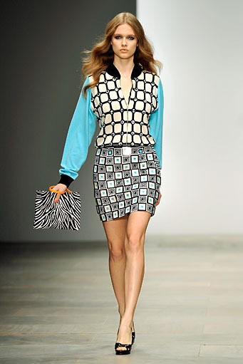 Holly Fulton, Spring/Summer 2012. London Fashion Week 2012. [Photo by Gareth Cattermole/Getty Images]