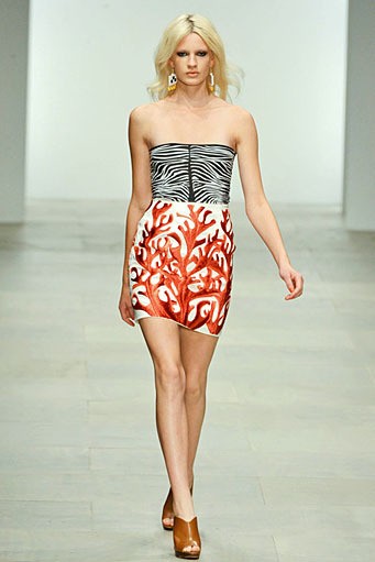 Holly Fulton, Spring/Summer 2012. London Fashion Week 2012. [Photo by Gareth Cattermole/Getty Images]