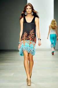 Holly Fulton, Spring/Summer 2012. London Fashion Week 2012. [Photo by Gareth Cattermole/Getty Images]