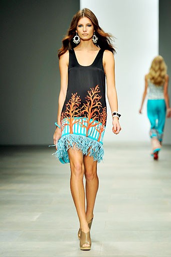 Holly Fulton, Spring/Summer 2012. London Fashion Week 2012. [Photo by Gareth Cattermole/Getty Images]