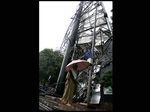 Hujan Angin Robohkan Papan Reklame
