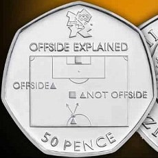 Ada Aturan Offside di Uang Koin Inggris