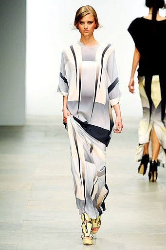 Jean Pierre Braganza, Spring/Summer 2012. London Fashion Week 2012. [Photo by Gareth Cattermole/Getty Images]