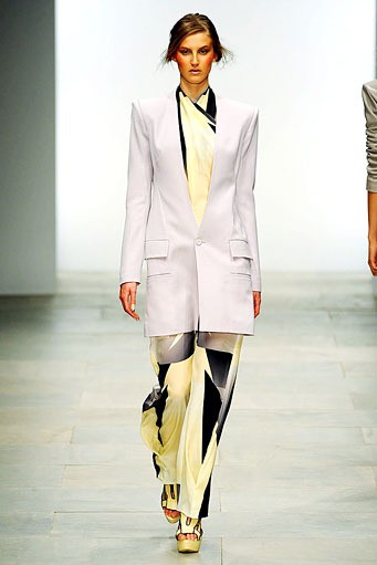 Jean Pierre Braganza, Spring/Summer 2012. London Fashion Week 2012. [Photo by Gareth Cattermole/Getty Images]