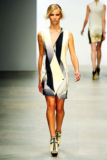 Jean Pierre Braganza, Spring/Summer 2012. London Fashion Week 2012. [Photo by Gareth Cattermole/Getty Images]