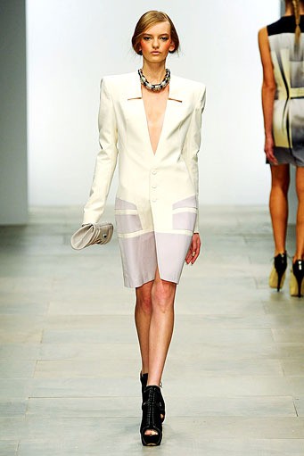 Jean Pierre Braganza, Spring/Summer 2012. London Fashion Week 2012. [Photo by Gareth Cattermole/Getty Images]