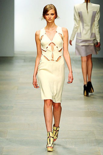 Jean Pierre Braganza, Spring/Summer 2012. London Fashion Week 2012. [Photo by Gareth Cattermole/Getty Images]