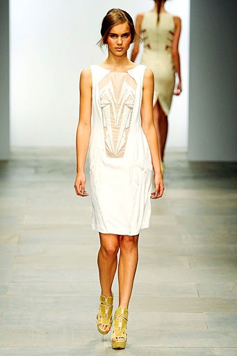 Jean Pierre Braganza, Spring/Summer 2012. London Fashion Week 2012. [Photo by Gareth Cattermole/Getty Images]