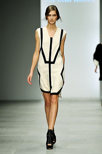 Jean Pierre Braganza, Spring/Summer 2012. London Fashion Week 2012. [Photo by Gareth Cattermole/Getty Images]