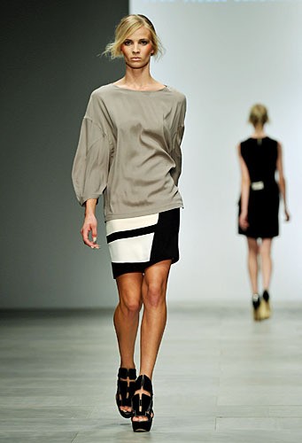 Jean Pierre Braganza, Spring/Summer 2012. London Fashion Week 2012. [Photo by Gareth Cattermole/Getty Images]