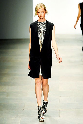 Jean Pierre Braganza, Spring/Summer 2012. London Fashion Week 2012. [Photo by Gareth Cattermole/Getty Images]