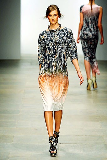 Jean Pierre Braganza, Spring/Summer 2012. London Fashion Week 2012. [Photo by Gareth Cattermole/Getty Images]