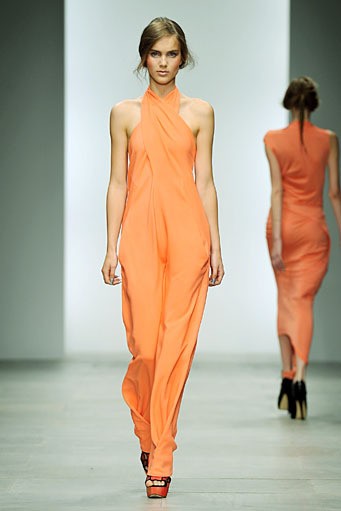 Jean Pierre Braganza, Spring/Summer 2012. London Fashion Week 2012. [Photo by Gareth Cattermole/Getty Images]