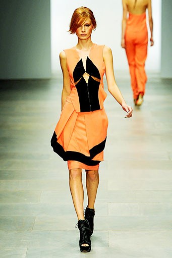 Jean Pierre Braganza, Spring/Summer 2012. London Fashion Week 2012. [Photo by Gareth Cattermole/Getty Images]