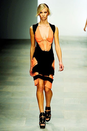 Jean Pierre Braganza, Spring/Summer 2012. London Fashion Week 2012. [Photo by Gareth Cattermole/Getty Images]