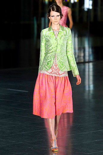 Jonathan Saunders, Spring/Summer 2012. London Fashion Week 2012. [Photo by Stuart Wilson/Getty Images]