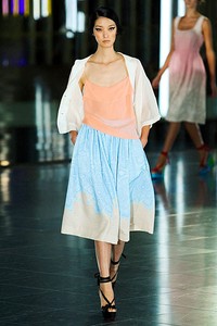 Jonathan Saunders, Spring/Summer 2012. London Fashion Week 2012. [Photo by Stuart Wilson/Getty Images]