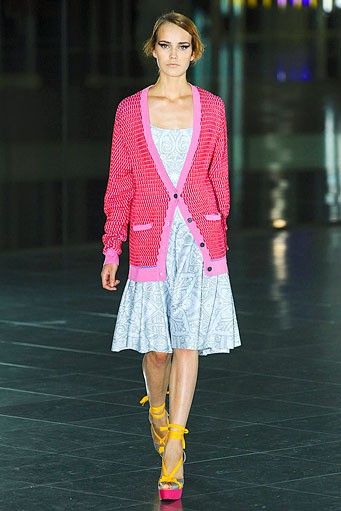 Jonathan Saunders, Spring/Summer 2012. London Fashion Week 2012. [Photo by Stuart Wilson/Getty Images]
