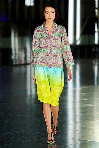 Jonathan Saunders, Spring/Summer 2012. London Fashion Week 2012. [Photo by Stuart Wilson/Getty Images]