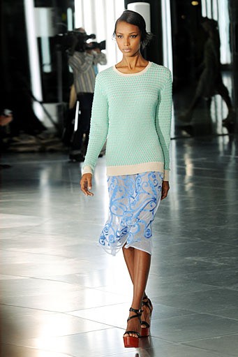 Jonathan Saunders, Spring/Summer 2012. London Fashion Week 2012. [Photo by Stuart Wilson/Getty Images]