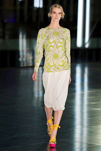Jonathan Saunders, Spring/Summer 2012. London Fashion Week 2012. [Photo by Stuart Wilson/Getty Images]