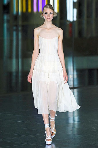 Jonathan Saunders, Spring/Summer 2012. London Fashion Week 2012. [Photo by Stuart Wilson/Getty Images]