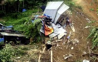 Longsor ini terjadi pada dini hari, sehingga kemungkinan banyak warga yang masih terlelap dan tidak sempat menyelamatkan diri. Wilayah yang longsor mencapai luas sekitar 7.500 meter persegi.