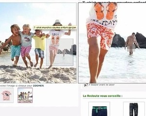 Pria Bugil Jadi Latar Belakang Iklan Baju Anak