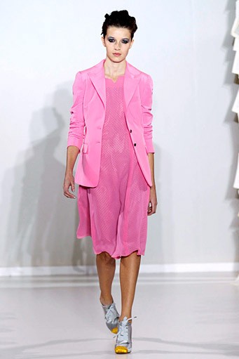 Kinder Aggugini, Spring/Summer 2012. London Fashion Week 2012. [Photo by Tim Whitby/Getty Images]